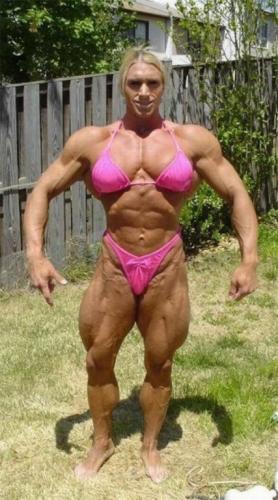 Female Bodybuilder Garden