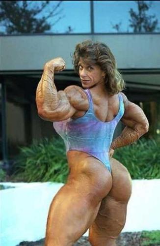 Female Bodybuilder Side