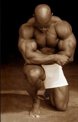 Bodybuilder Posing